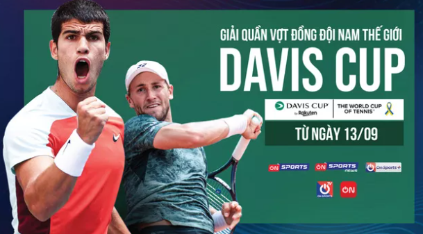 Xem trực tiếp Davis Cup 2022 trên VTVcab