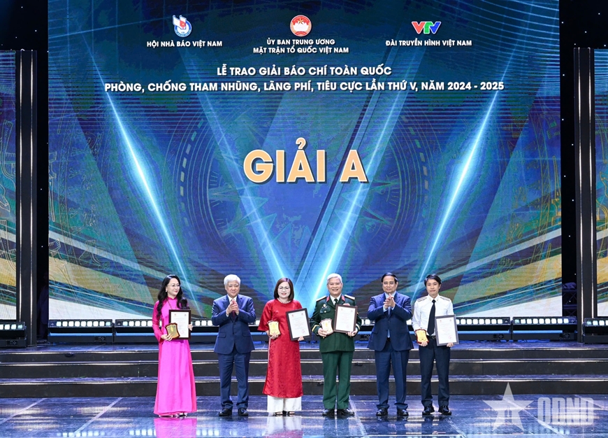 Đài Truyền hình Việt Nam đoạt Giải A tại Giải Báo chí toàn quốc về phòng, chống tham nhũng, lãng phí, tiêu cực lần thứ V