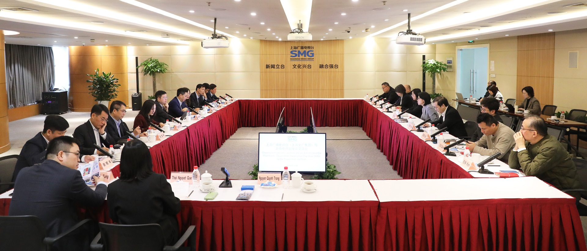 Tăng cường hợp tác giữa Đài Truyền hình Việt Nam và Đài Phát thanh Truyền hình Thượng Hải