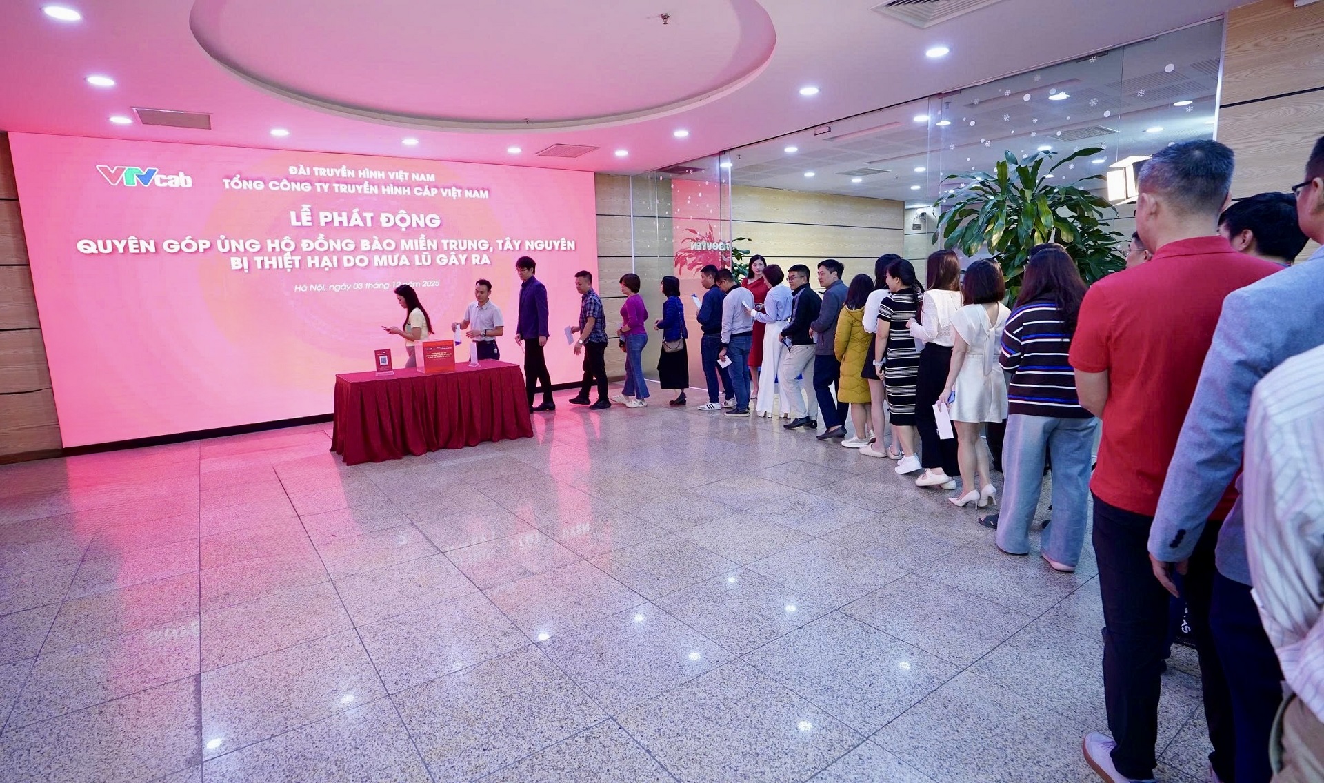 VTVCab quyên góp ủng hộ đồng bào miền Trung - Tây Nguyên