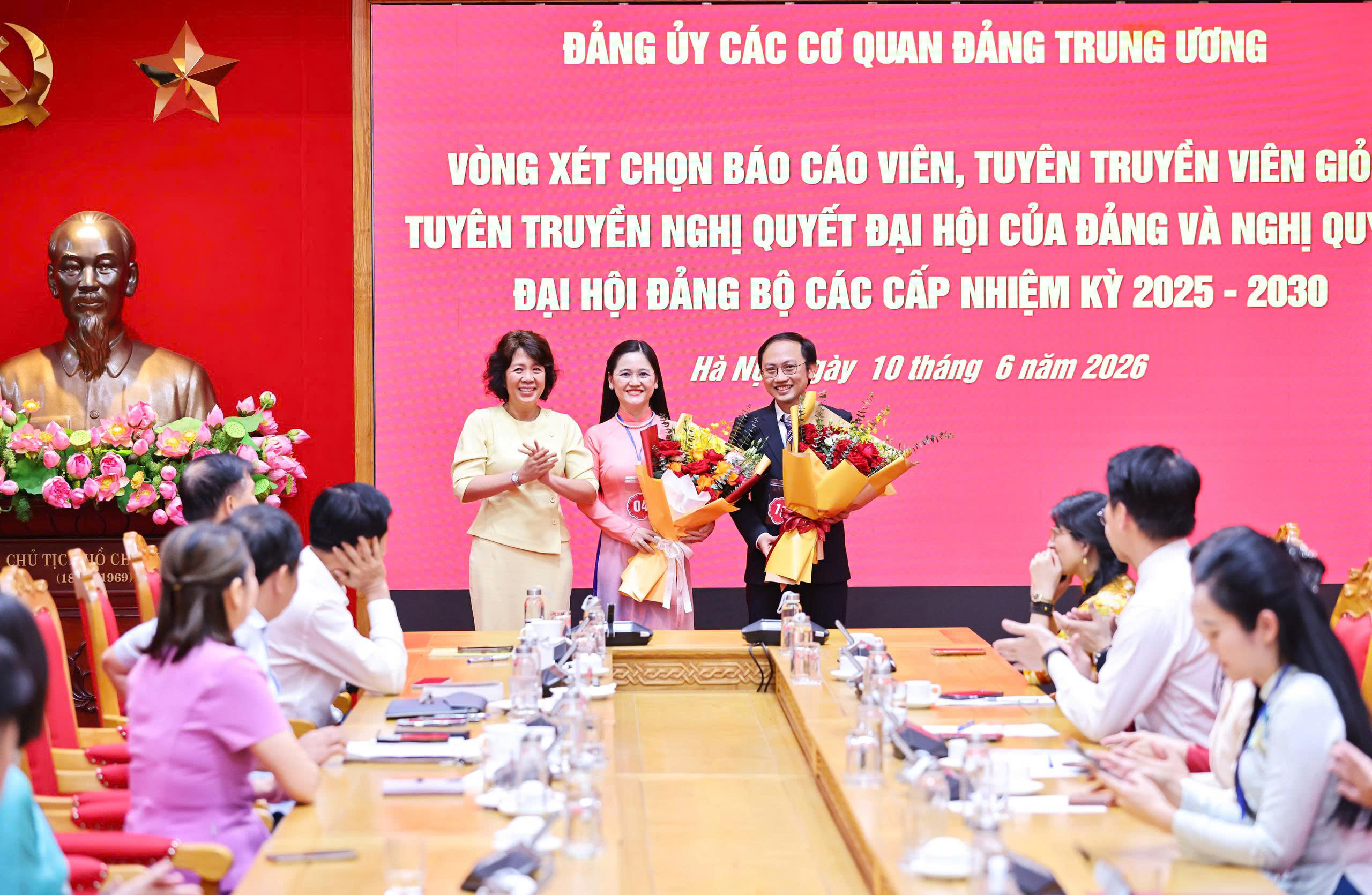 Báo cáo viên thuộc Đảng bộ Đài THVN xuất sắc lọt vào Hội thi báo cáo viên giỏi toàn quốc năm 2026 khu vực phía Bắc