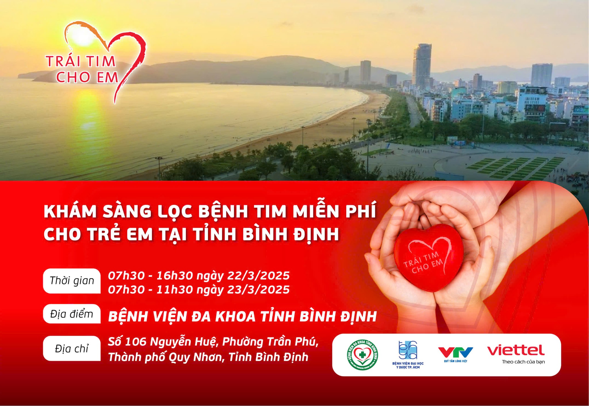 “Trái tim cho em” sẽ đến với Bình Định