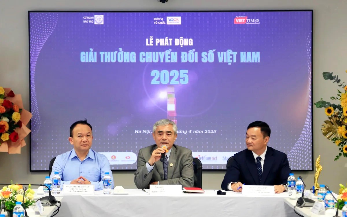 Giải thưởng Chuyển đổi số Việt Nam năm 2025: Lần đầu tiên có giải thưởng tôn vinh cá nhân