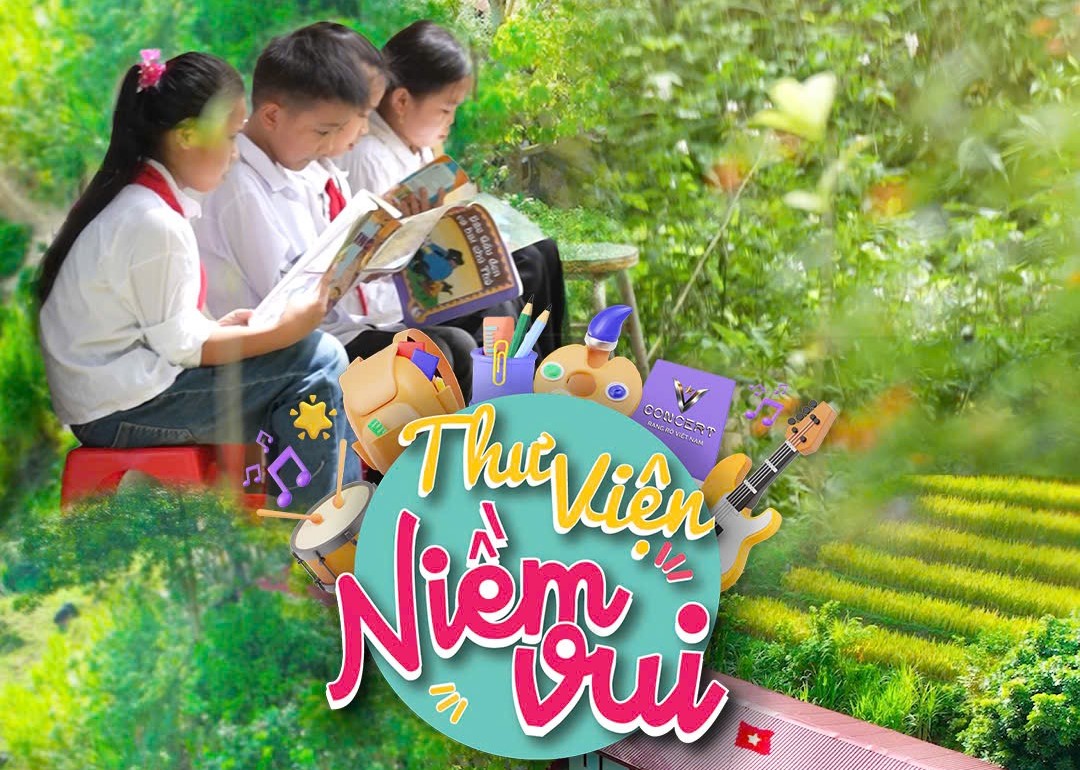 “Thư viện Niềm vui” lan tỏa giá trị nhân văn cùng V-Concert và V-Fest