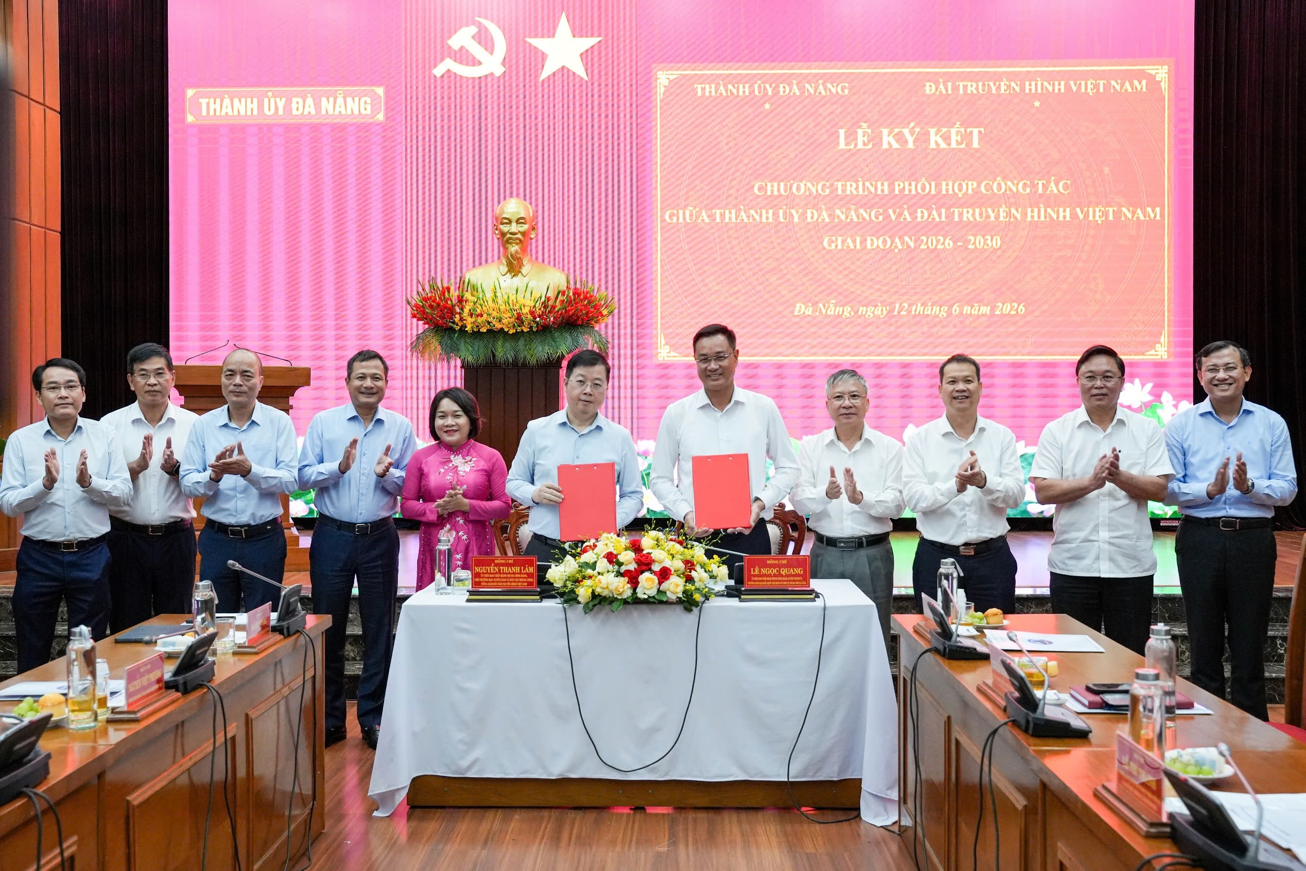 Đài Truyền hình Việt Nam và Thành ủy Đà Nẵng ký kết chương trình phối hợp giai đoạn 2026-2030