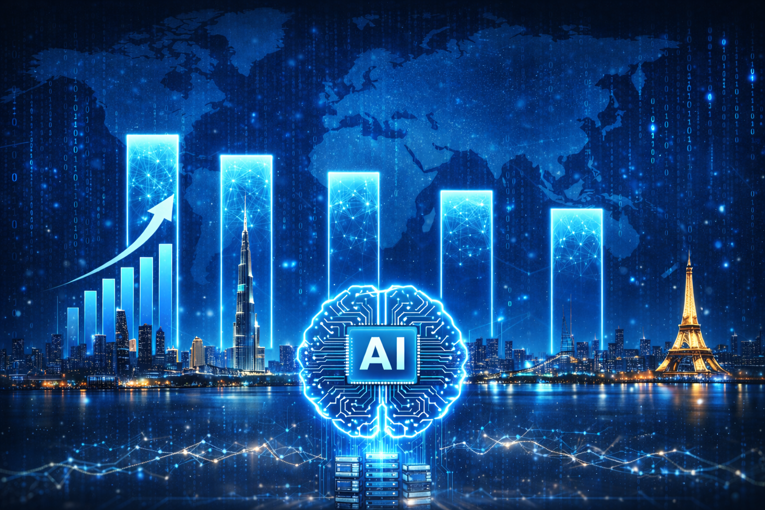 Những quốc gia sử dụng AI nhiều nhất thế giới