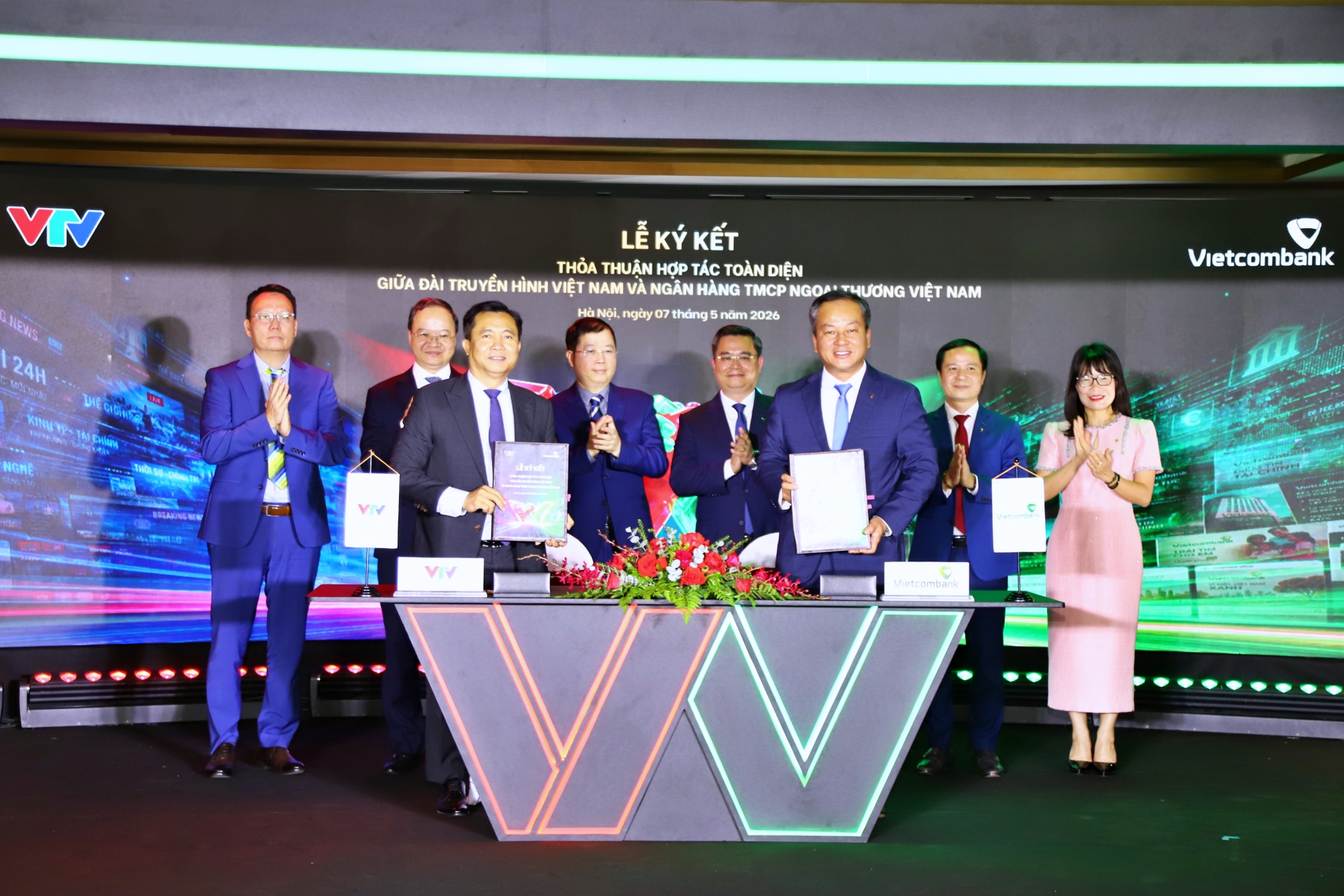 Đài Truyền hình Việt Nam và Ngân hàng TMCP Ngoại thương Việt Nam ký kết hợp tác, thúc đẩy hệ sinh thái truyền thông - tài chính số